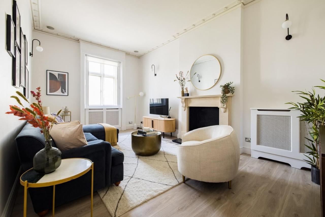 The Sussex Garden Retreat - Elegant 2Bdr Flat Leilighet London Eksteriør bilde